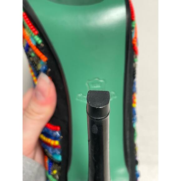LISA FOR DONALD J. PLINER Alexis Beaded Platform Pump Size 7 Multicolor Slip-On - Picture 8 of 12